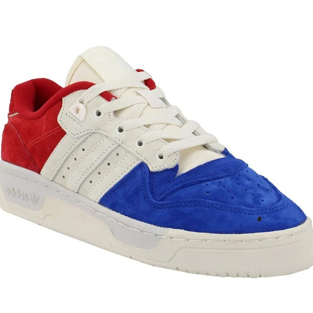 Adidas Rivalry Low Suede Red White Blue new in box